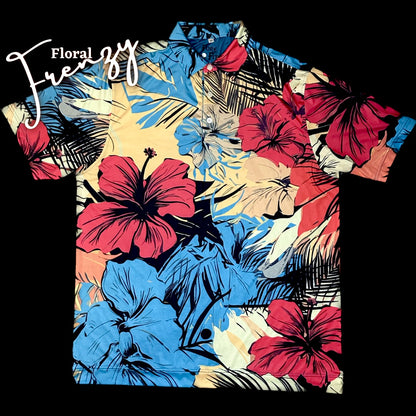 Floral Frenzy Men's Golf Polo