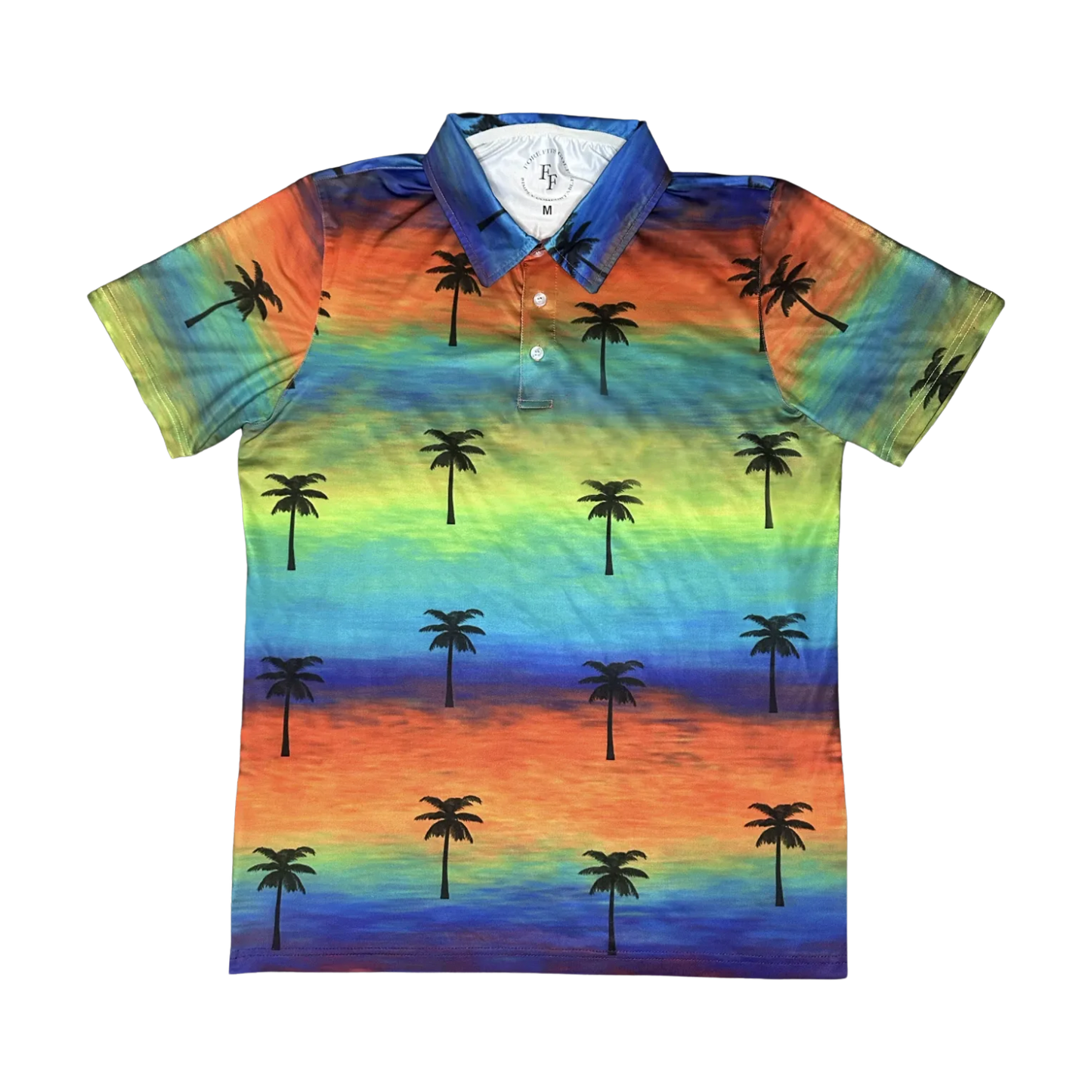 Retro Palms Men's Golf Polo