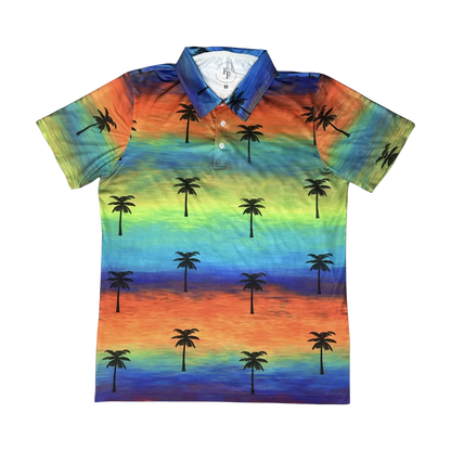 Retro Palms Men's Golf Polo